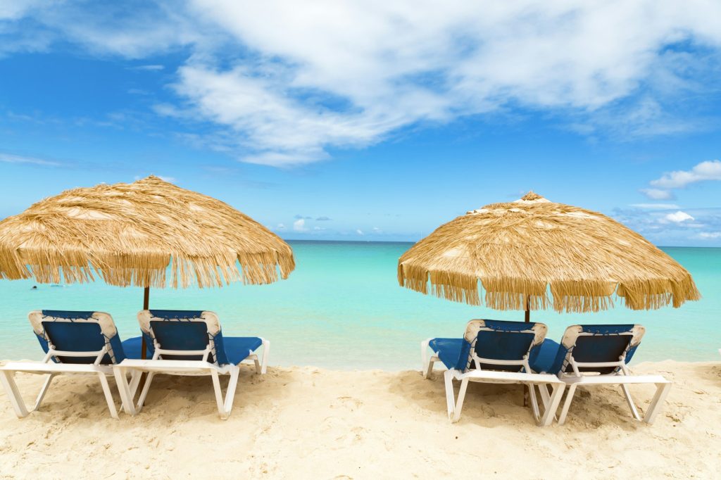 Tropical beach vacation